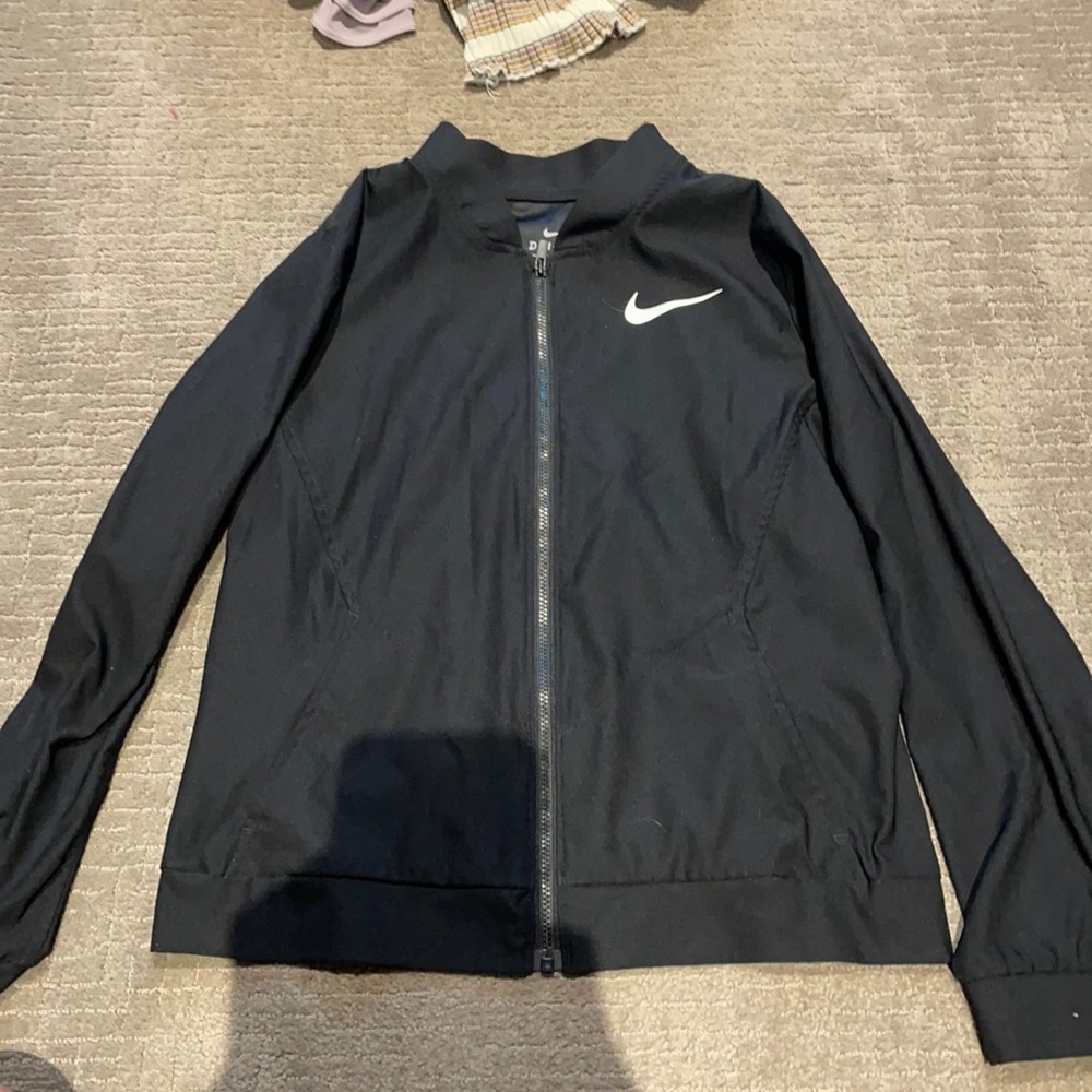 nike dri fit jacket size medium, black